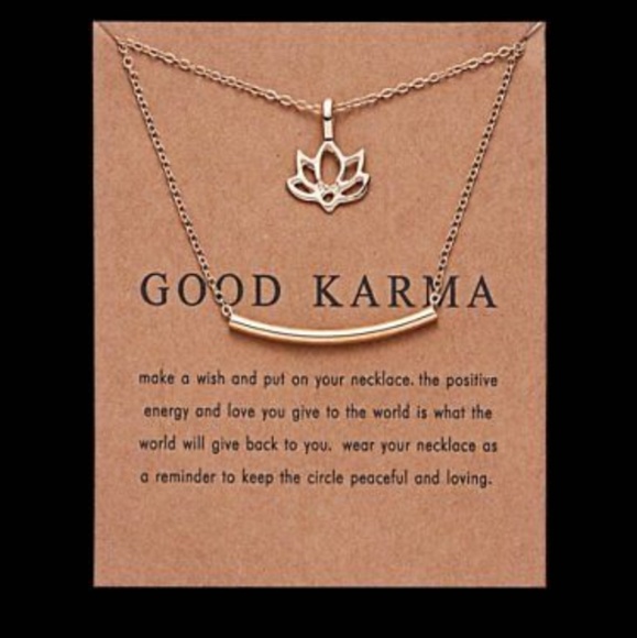 Jewelry - Coming Soon 💎Gold Dipped Karma Necklace
